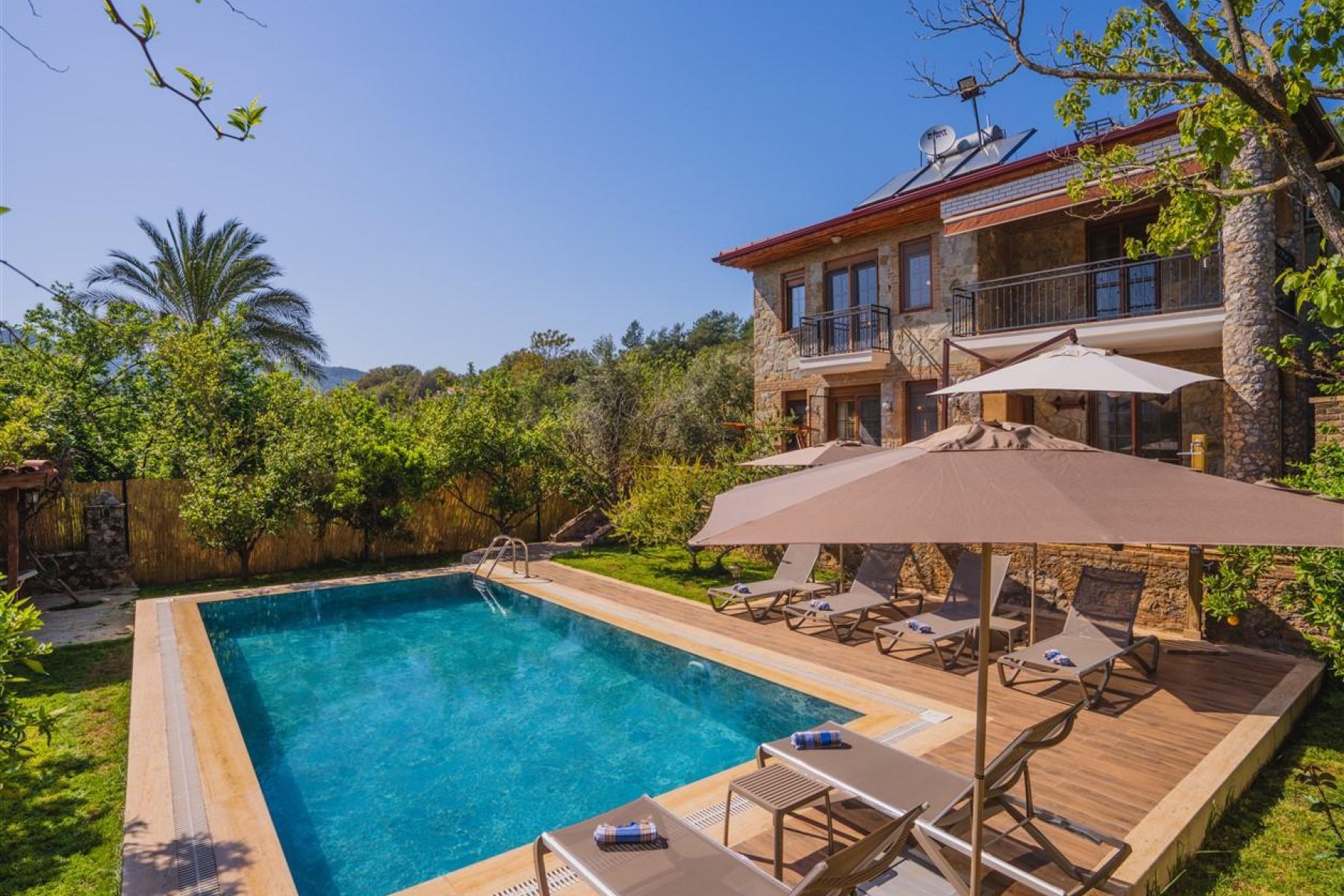Fethiye Kayaköyde 3+1 Özel Havuzlu Villa Kaya