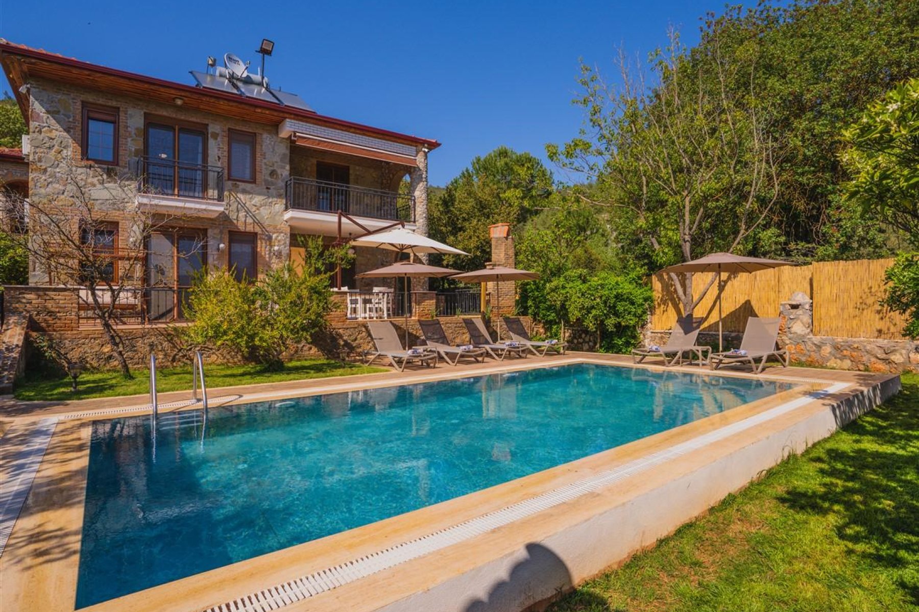 Fethiye Kayaköyde 3+1 Özel Havuzlu Villa Kaya